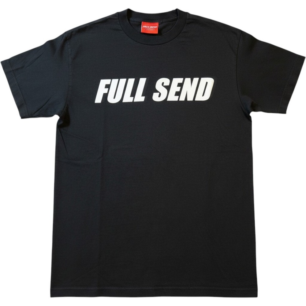 Full Send‎ Nelk Boys Graphic T-Shirt Black White Logo Mens Size Medium CA58030